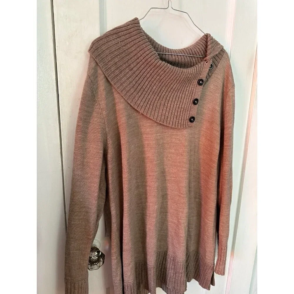 New York & Company Women’s size x-large Tan Sweater - Picture 2 of 7